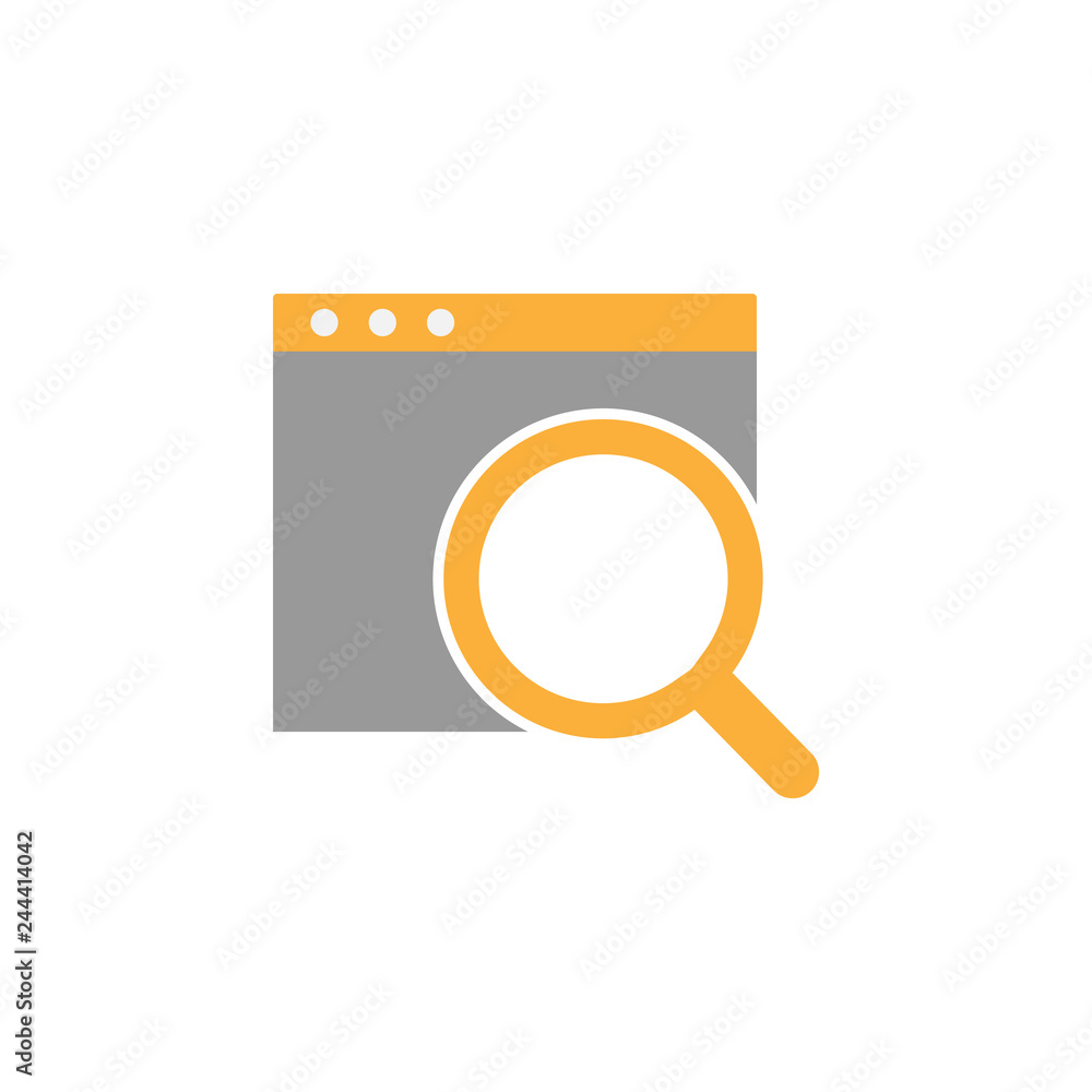 Analytics magnifier icon. Element of marketing icon for mobile concept and web apps. Detailed Analytics magnifier icon can be used for web and mobile Analytics magnifier icon. Element of marketing icon for mobile concept and web apps. Detailed Analytics magnifier icon can be used for web and mobile