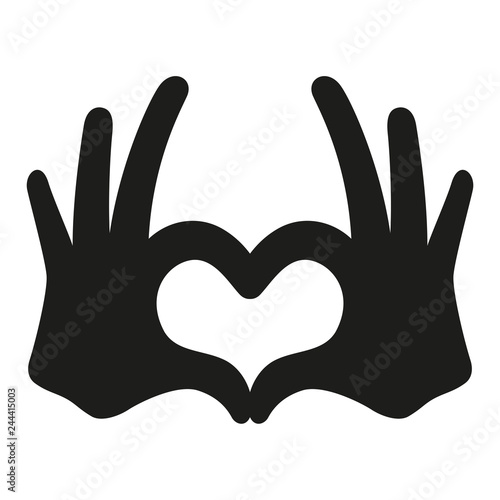 Wallpaper Mural Icon hands heart love Torontodigital.ca