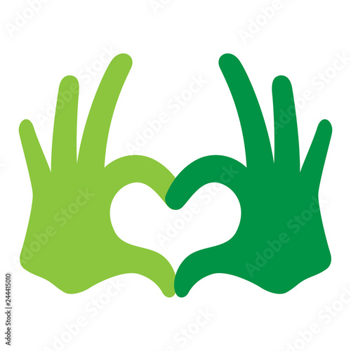 Wallpaper Mural Icon hands heart love Torontodigital.ca