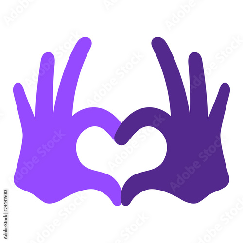 Wallpaper Mural Icon hands heart love Torontodigital.ca