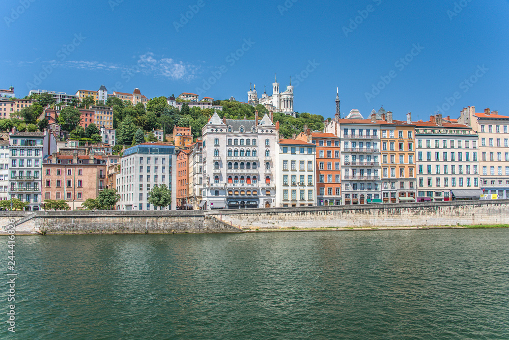 Le Vieux Lyon et Fourvière, Lyon, France Le Vieux Lyon et Fourvière, Lyon, France