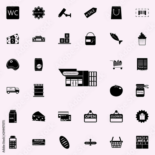 produse store icon. market icons universal set for web and mobile