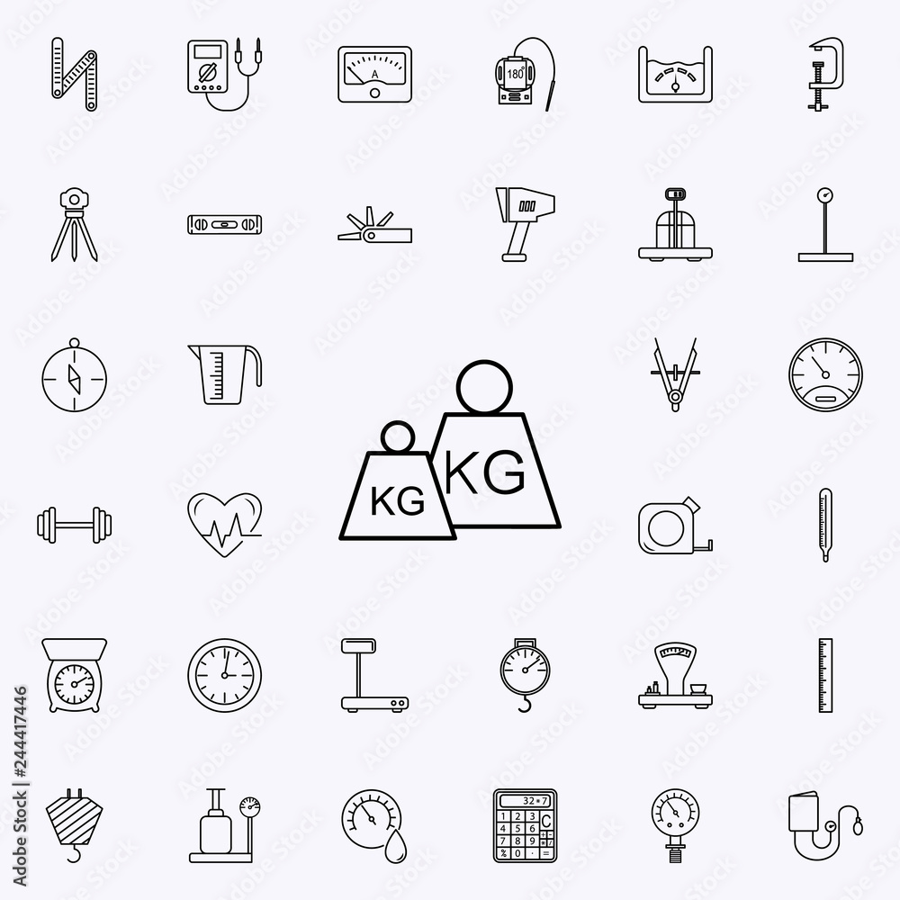 weight icon. Measuring Instruments icons universal set for web and mobile weight icon. Measuring Instruments icons universal set for web and mobile