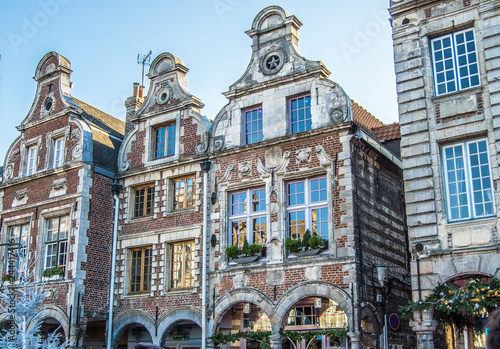 Billede på lærred Façades Flamandes à Arras (France)