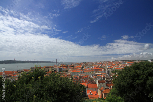 Lisbon seen from Sao Jorge Castle, Portugal