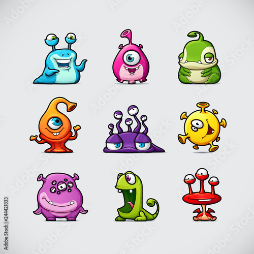 Cute Cartoon Monsters