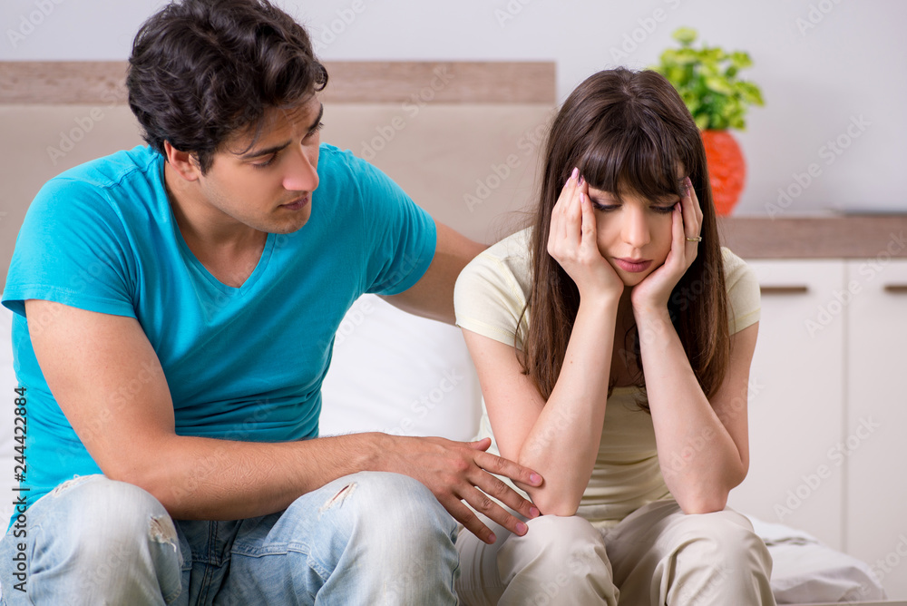 Young family having problems in relationships Young family having problems in relationships