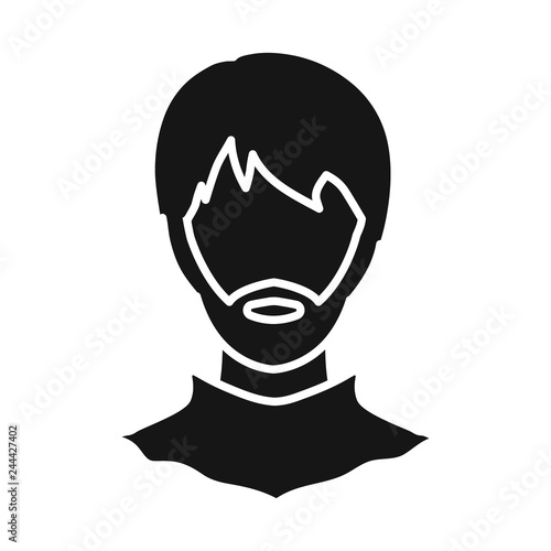 Vector design of avatar and dummy symbol. Set of avatar and image vector icon for stock. © pandavector