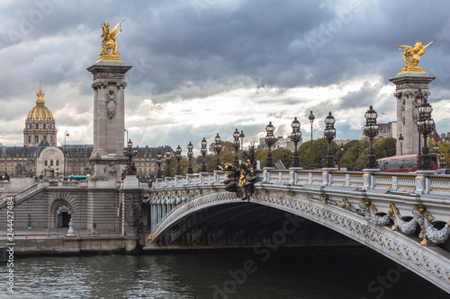 Bridge over Seine river in Paris © picturist