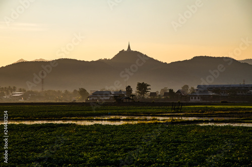 Doi Mae Chedi mountains in Wiang Papao district photo