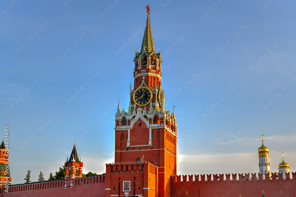 Fototapeta premium Spasskaya Tower - Moscow, Russia