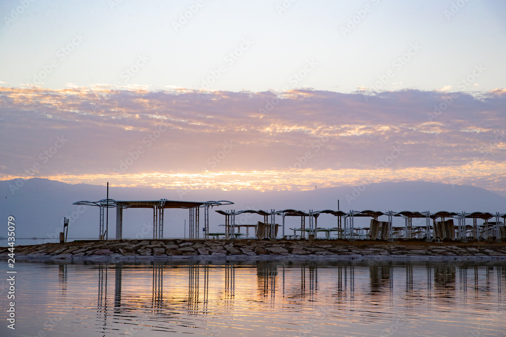Obraz premium pier at sunset