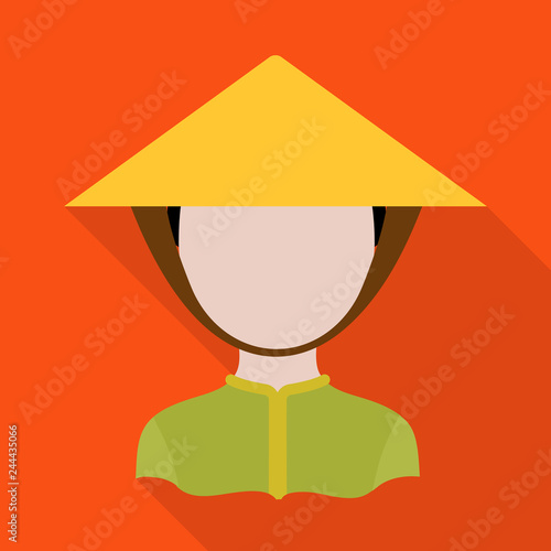 Isolated object of nation and race  icon. Set of nation and user stock symbol for web.