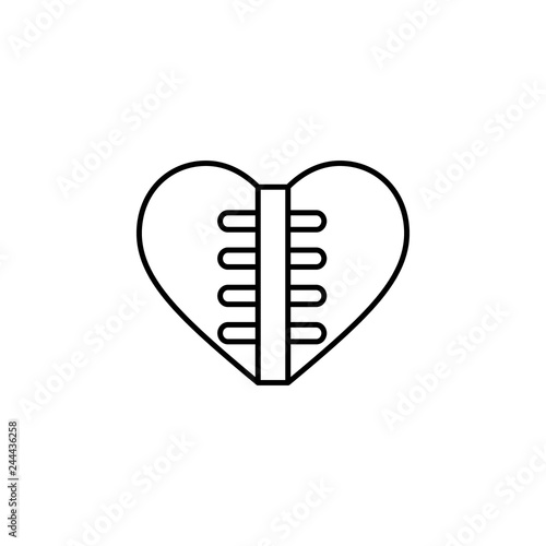 heart transplants icon. Element of Valentine's Day icon for mobile concept and web apps. Detailed heart transplants icon can be used for web and mobile