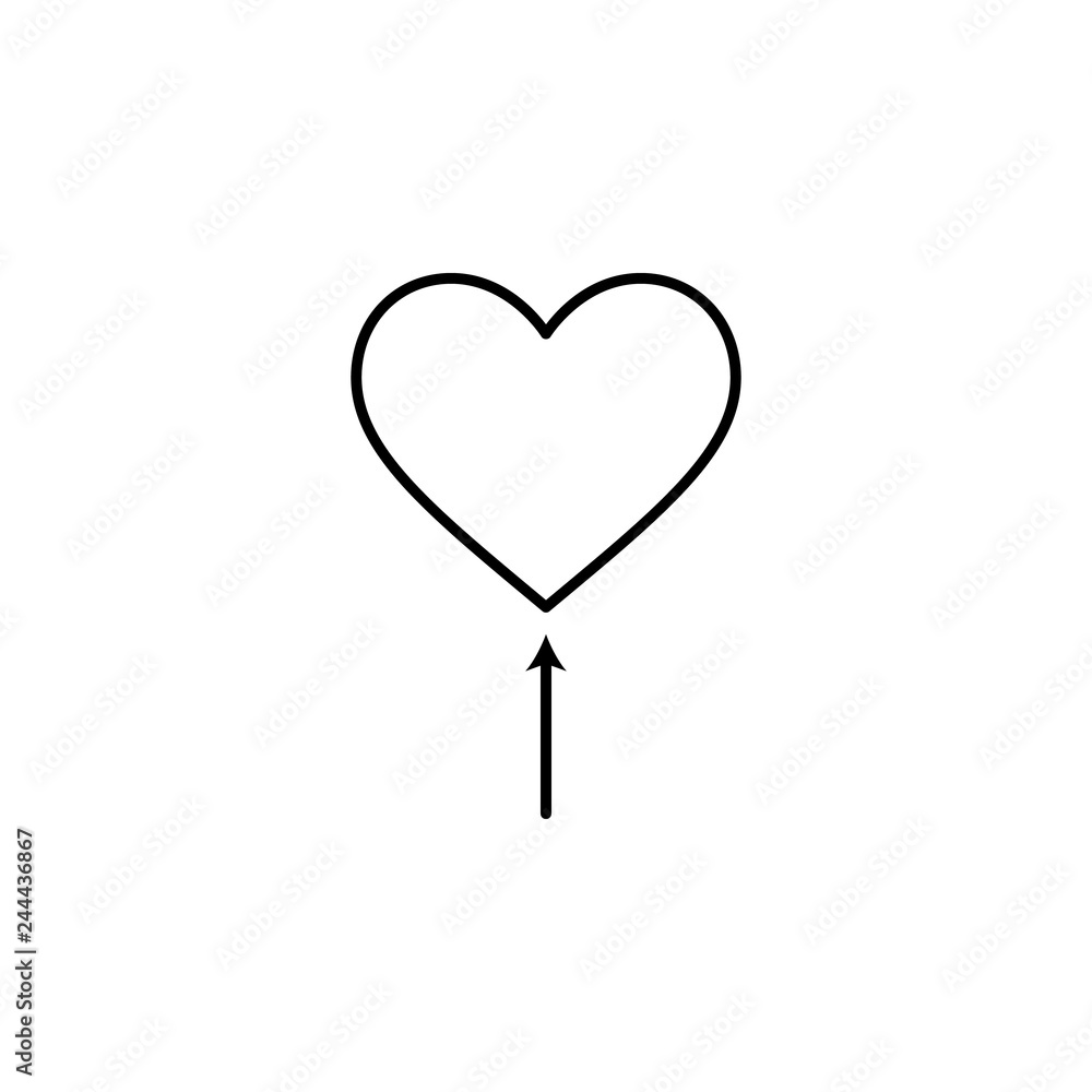 heart shaped balloon icon. Element of Valentine's Day icon for mobile concept and web apps. Detailed heart shaped balloon icon can be used for web and mobile heart shaped balloon icon. Element of Valentine's Day icon for mobile concept and web apps. Detailed heart shaped balloon icon can be used for web and mobile