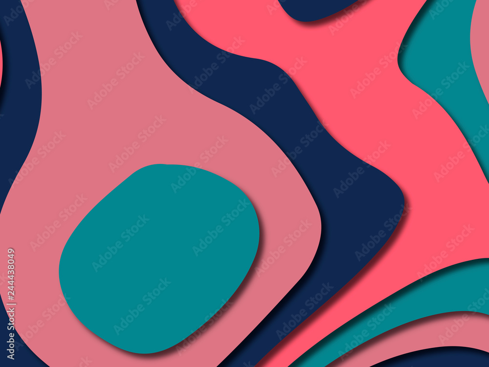 Paper art cartoon abstract waves. Paper carve background. Modern origami design template.Paper cut background. Abstract realistic paper decoration for design textured Paper art cartoon abstract waves. Paper carve background. Modern origami design template.Paper cut background. Abstract realistic paper decoration for design textured