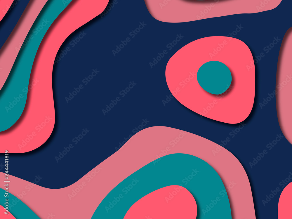 Paper art cartoon abstract waves. Paper carve background. Modern origami design template.Paper cut background. Abstract realistic paper decoration for design textured Paper art cartoon abstract waves. Paper carve background. Modern origami design template.Paper cut background. Abstract realistic paper decoration for design textured