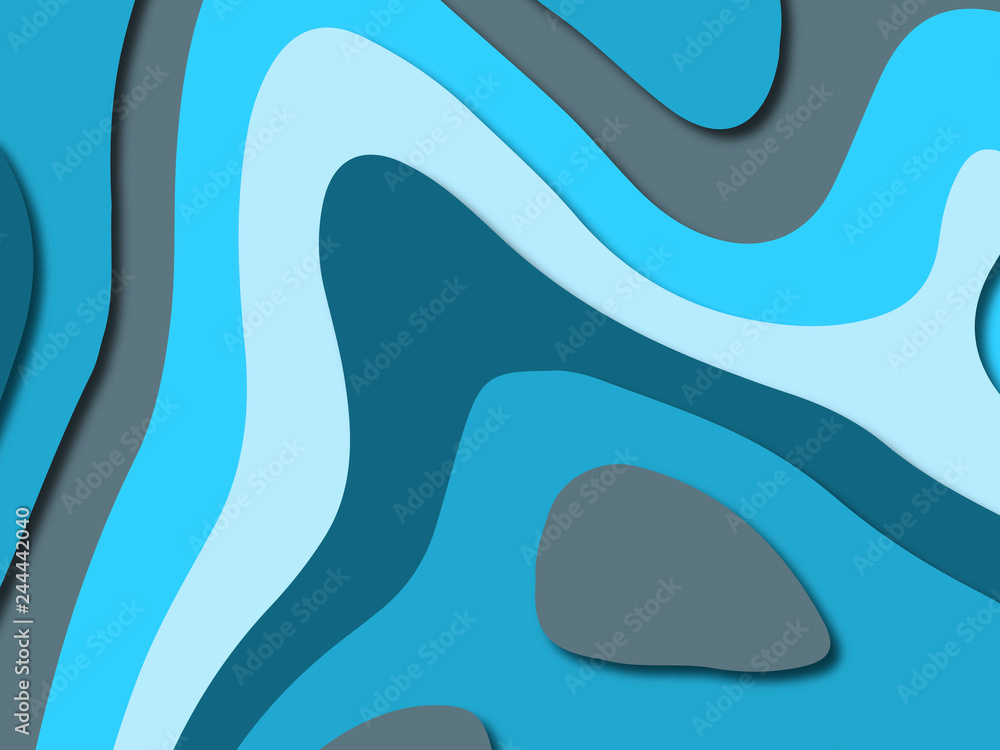 Paper art cartoon abstract waves. Paper carve background. Modern origami design template.Paper cut background. Abstract realistic paper decoration for design textured Paper art cartoon abstract waves. Paper carve background. Modern origami design template.Paper cut background. Abstract realistic paper decoration for design textured