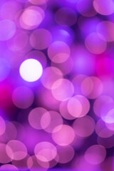Sierkussen Paars Paarse bokeh lichtjes feestelijke sfeer  © kithanet