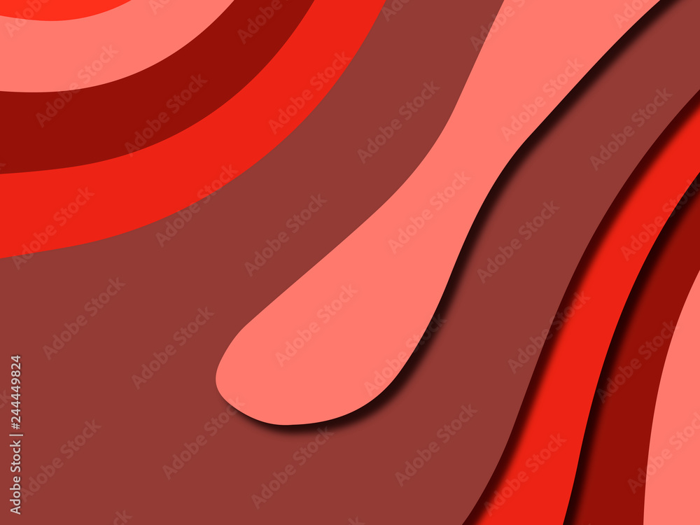 Obraz premium 3D abstract background with paper cut shapes.Abstract paper carve template background,for book cover.Paper cut background. Abstract realistic paper decoration for design