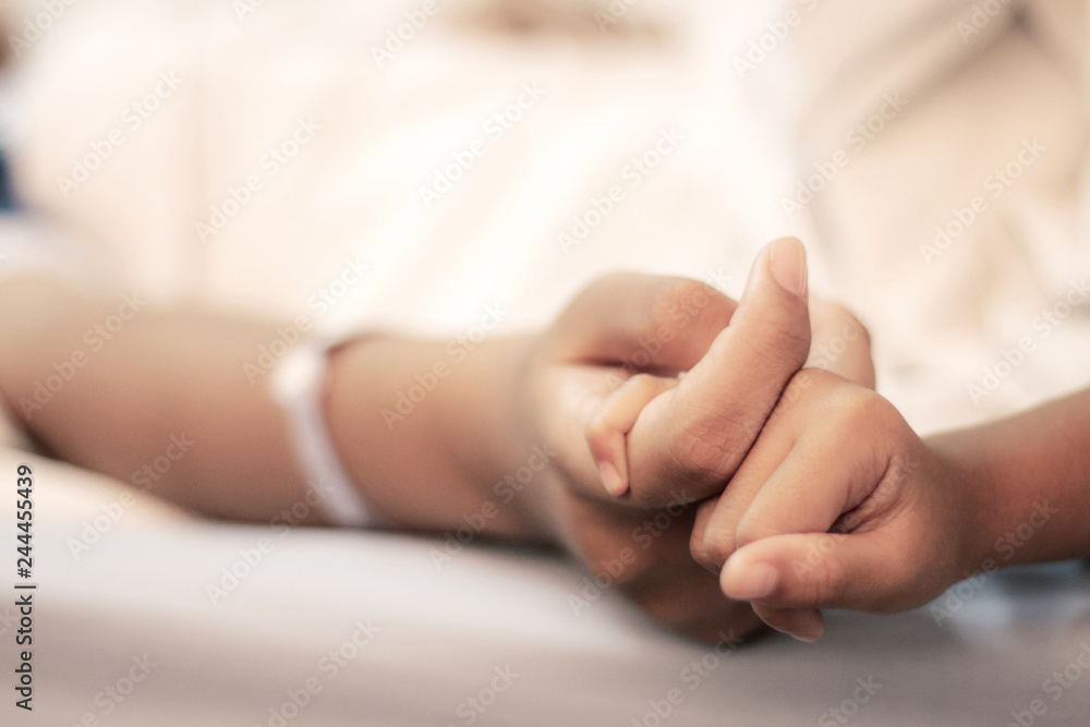 hands of patients and visiting. hands of patients and visiting.