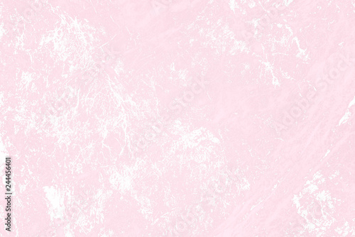 Close up of pink paint on a wall background