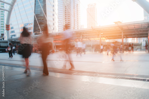 People are busy in city.