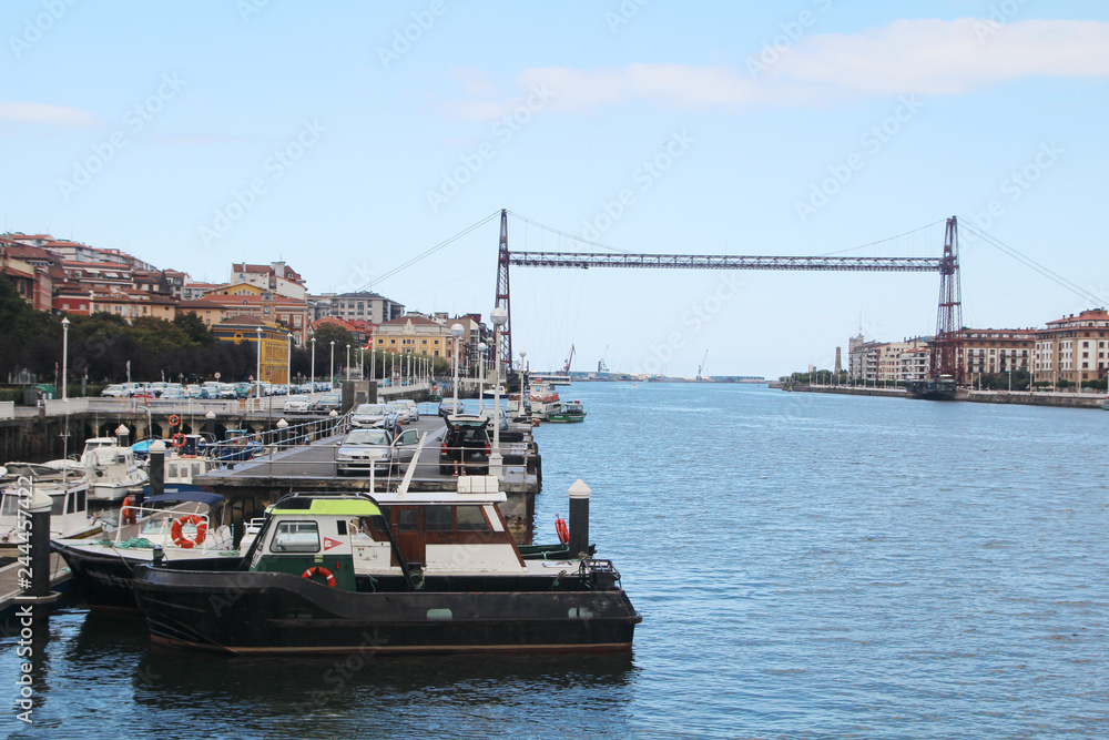 The Vizcaya Bridge, Bilbao, Spain The Vizcaya Bridge, Bilbao, Spain