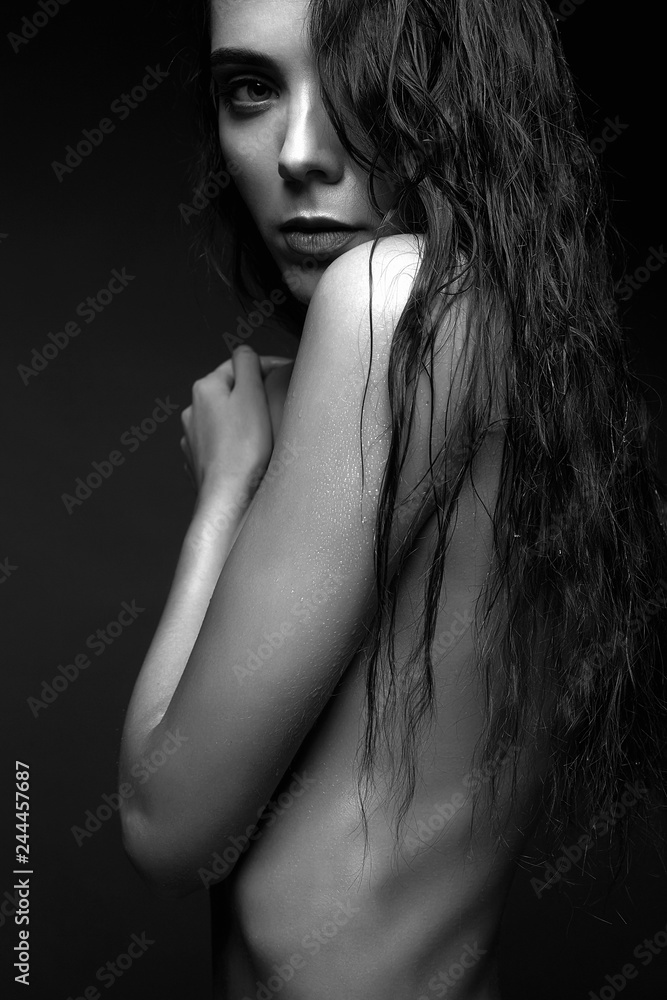 amazing wet nude woman. sexy Beautiful girl amazing wet nude woman. sexy Beautiful girl