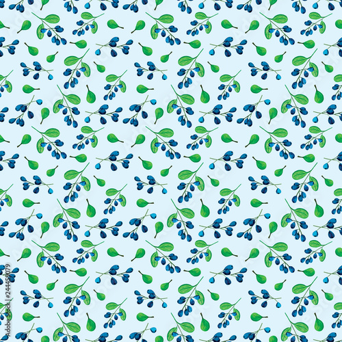 Berries Seamless pattern  