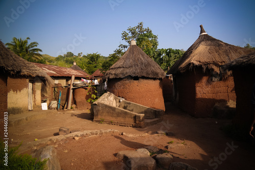 Traditional Losso aka Nawdba people village in Doufelgou, Kara region, Togo