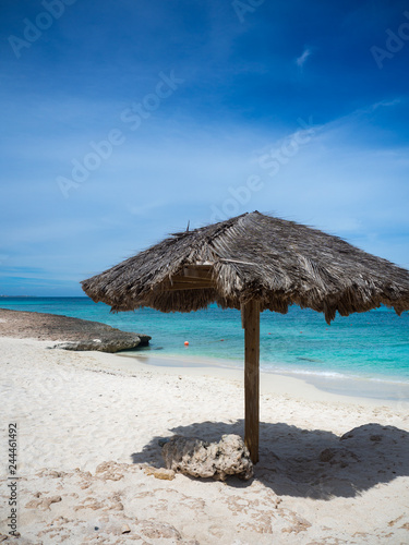 Sunny day on an Aruba beach