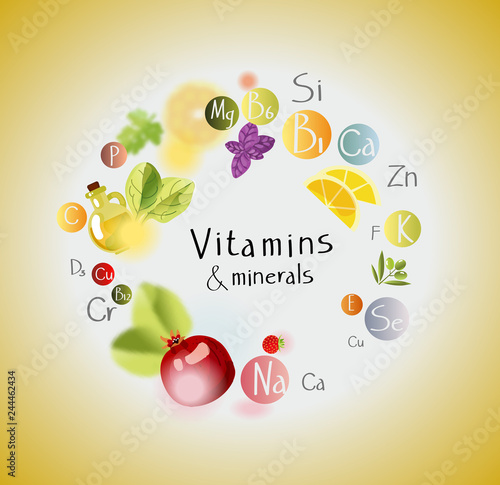 vitamins and minerals.