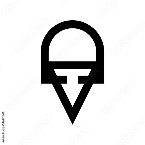 OAV, VA, AV initials company logo