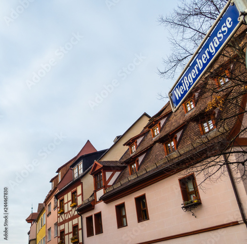 Weißgerbergasse Nürnberg Schild photo