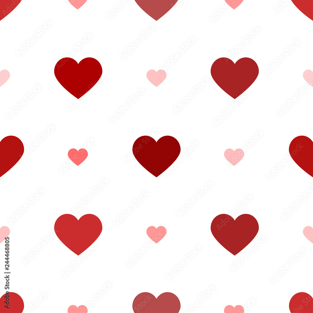 pattern of red hearts pattern of red hearts