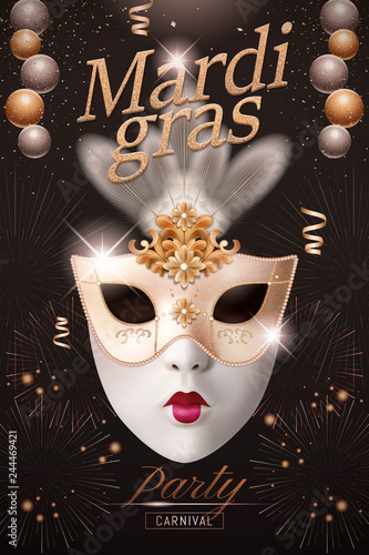 Mardi gras poster design