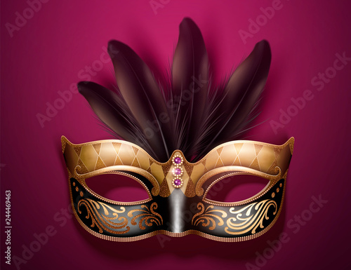 Glamorous mask design