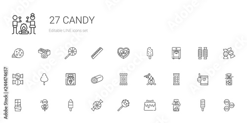 candy icons set