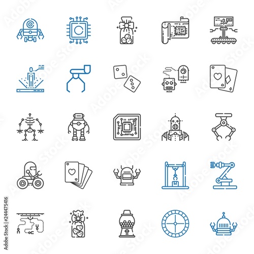 chip icons set