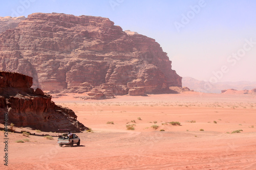 Jeep safari in Wadi Rum desert, Jordan