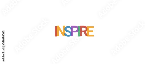 Inspire word concept