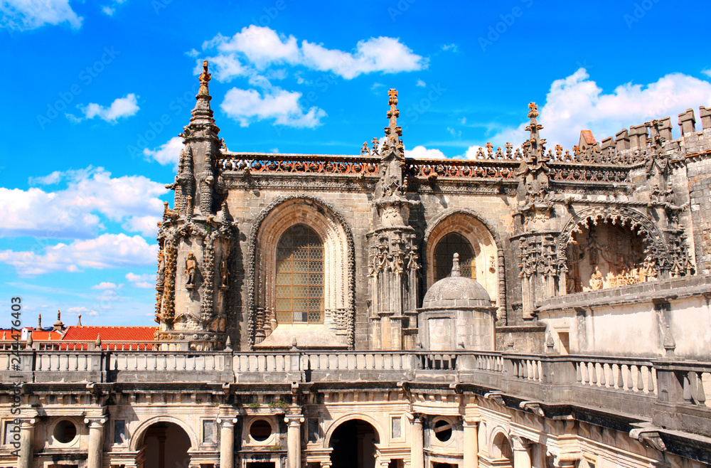 Templar Convent of Christ in Tomar, Portugal