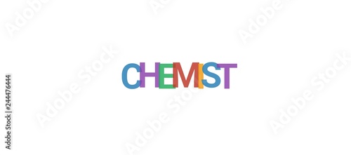 Chemist word concept