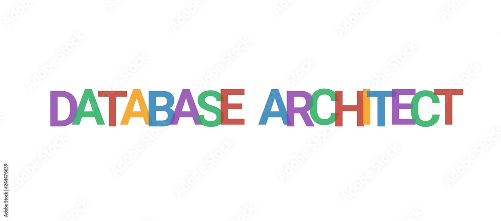 Database Architect word concept