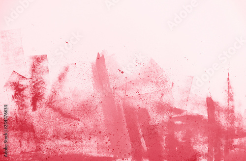 Abstract watercolor splatter color background, colorful paint drops ink splas...