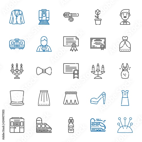elegant icons set
