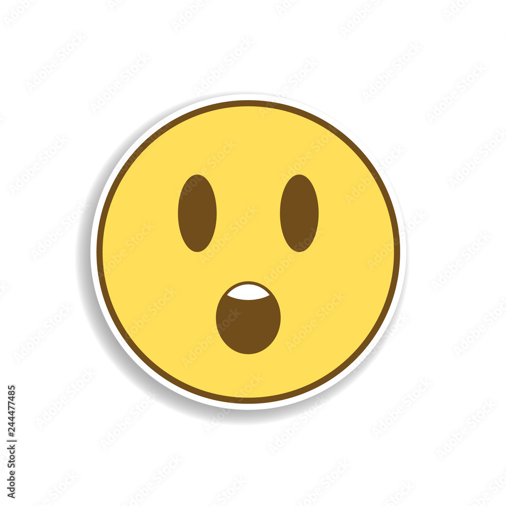 suffers colored emoji sticker icon. Element of emoji for mobile concept and web apps illustration. suffers colored emoji sticker icon. Element of emoji for mobile concept and web apps illustration.