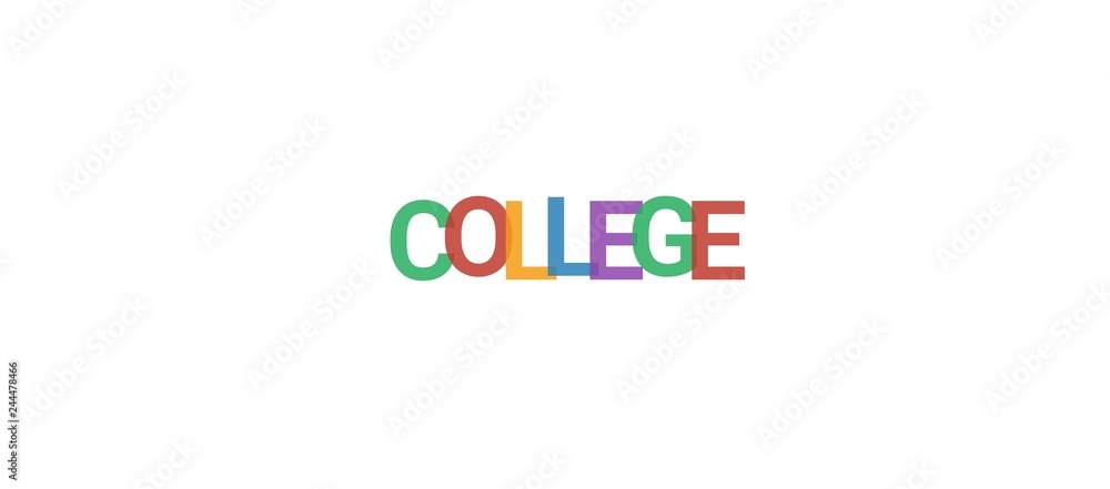 College word concept College word concept