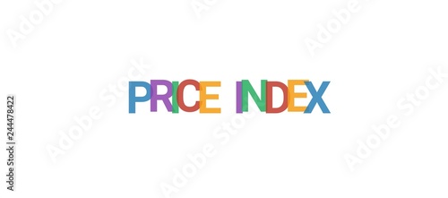 Price Index word concept